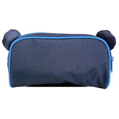 Trousse rectangulaire Kids Ourson - 1 compartiment - bleu foncé - Bagtrotter