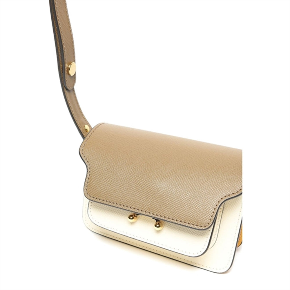 Cigar/Shell/Pumpkin Skuldertaske - Marni