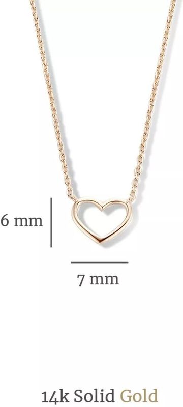 Isabel Bernard - La Concorde Amore - Ketting - Roségoud - 40+4 CM