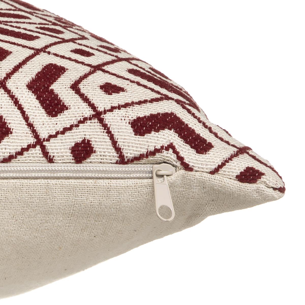 HOUSSE COUSSIN CHENILLE KALEI TERRACOTTA 40X40CM
