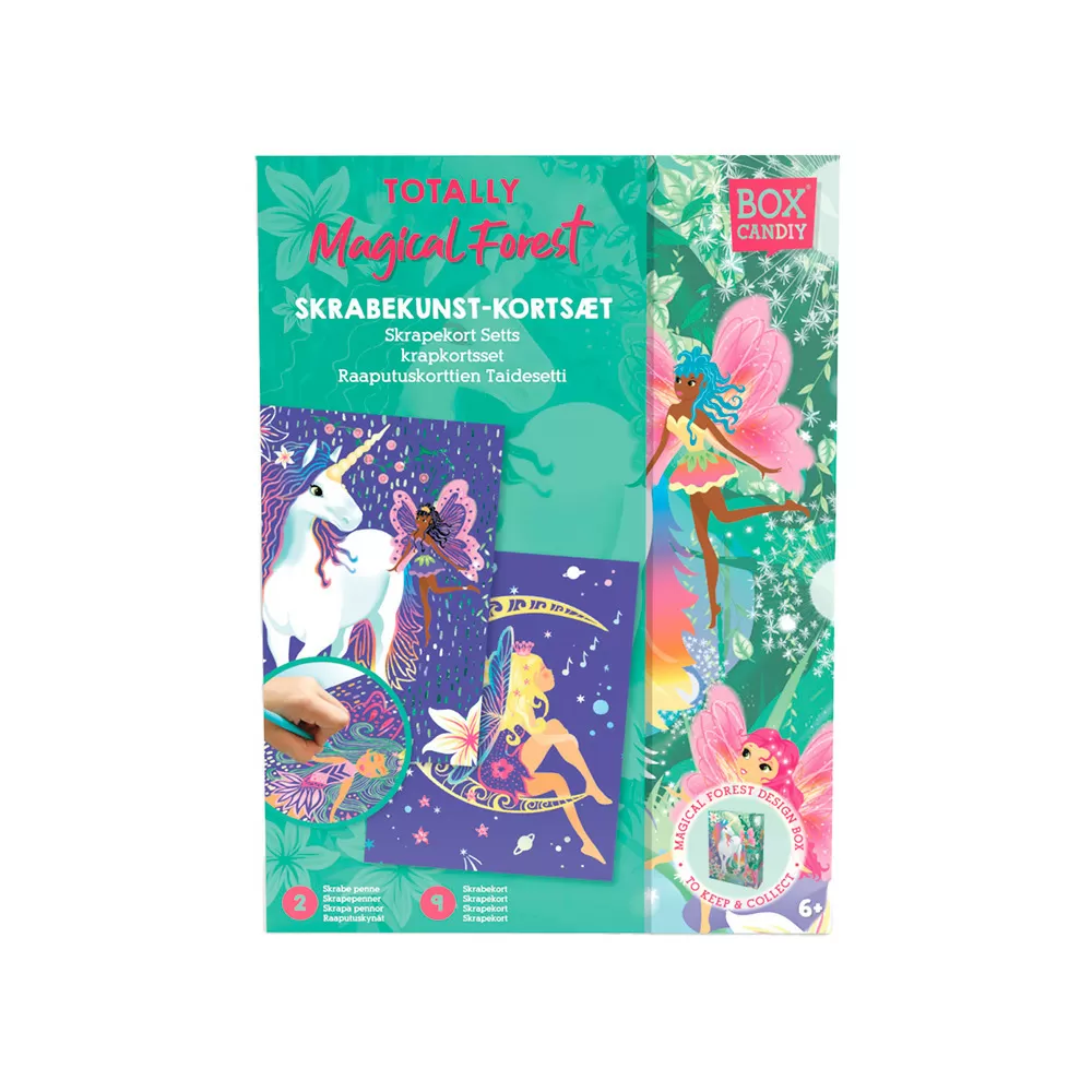 BOX CANDIY Scratch Art - Totally Magical Forest - 1 stk