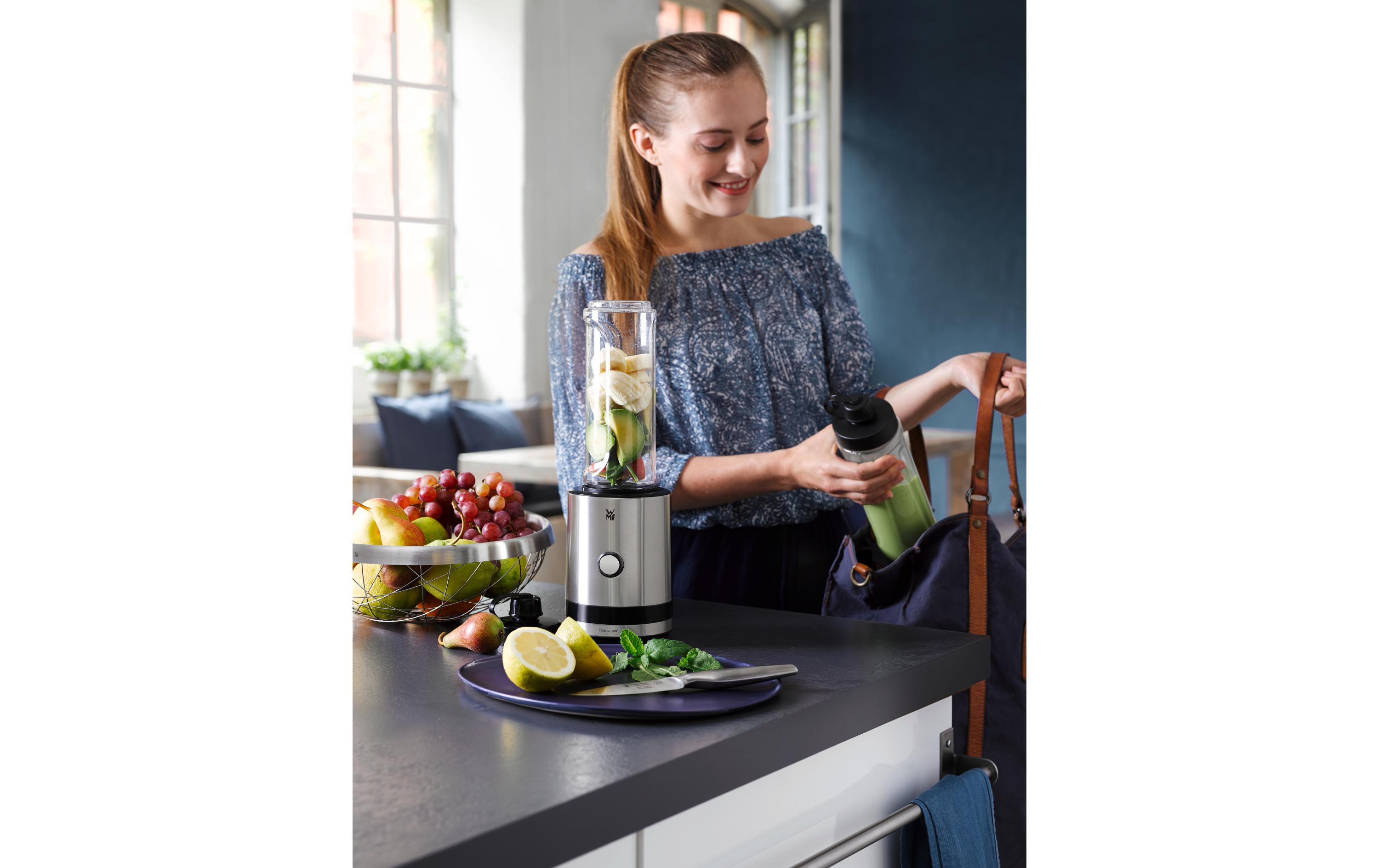 Smoothie-to-go Küchen minis SilberZur Zubereitung von Smoothies und anderen Mixgetränken