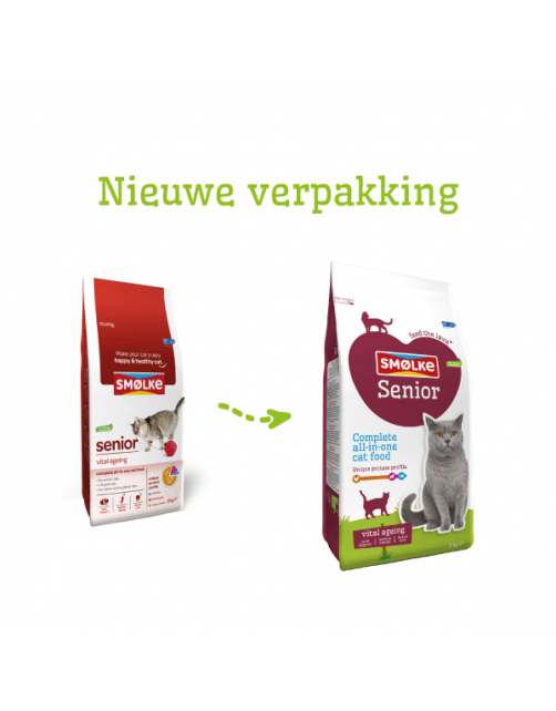 Smolke Cat Senior Kip&Lam&Vis - Kattenvoer