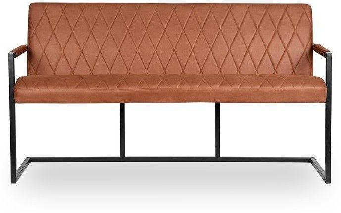Eetkamerbank Cognac UK-30.299 Denmark B155 x D62 x H86 cm