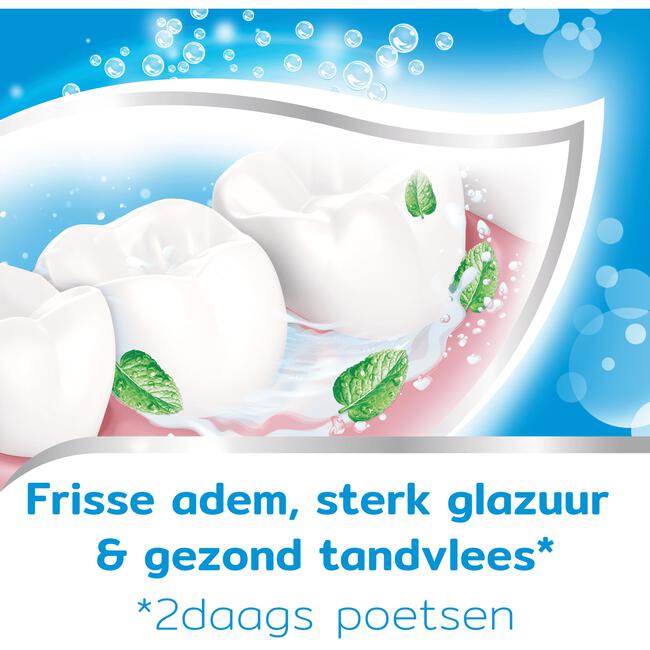 Aquafresh Cool Mint Tandpasta Voor Gezonde Tanden 75 ML Recyclebare Plastic Tube & Dop