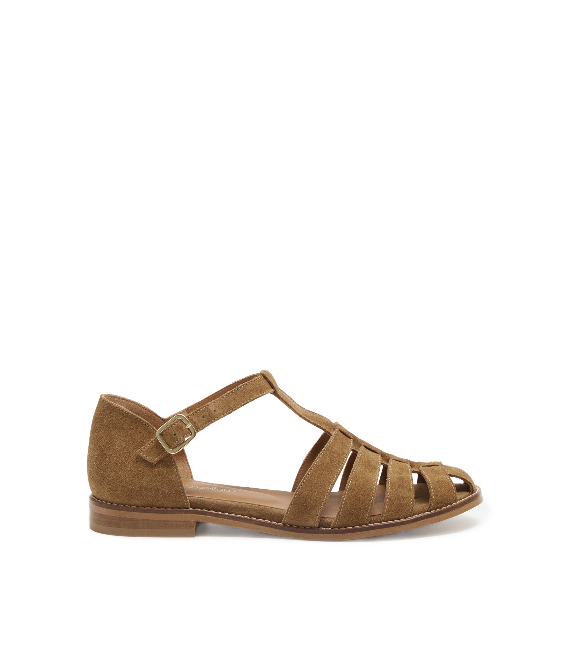 Sandales velours camel Valentine