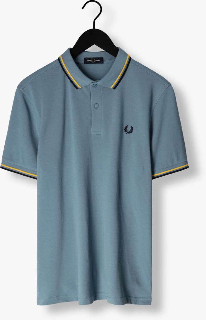 FRED PERRY lichtblauwe fred perry polo twin tipped fred perry shirt