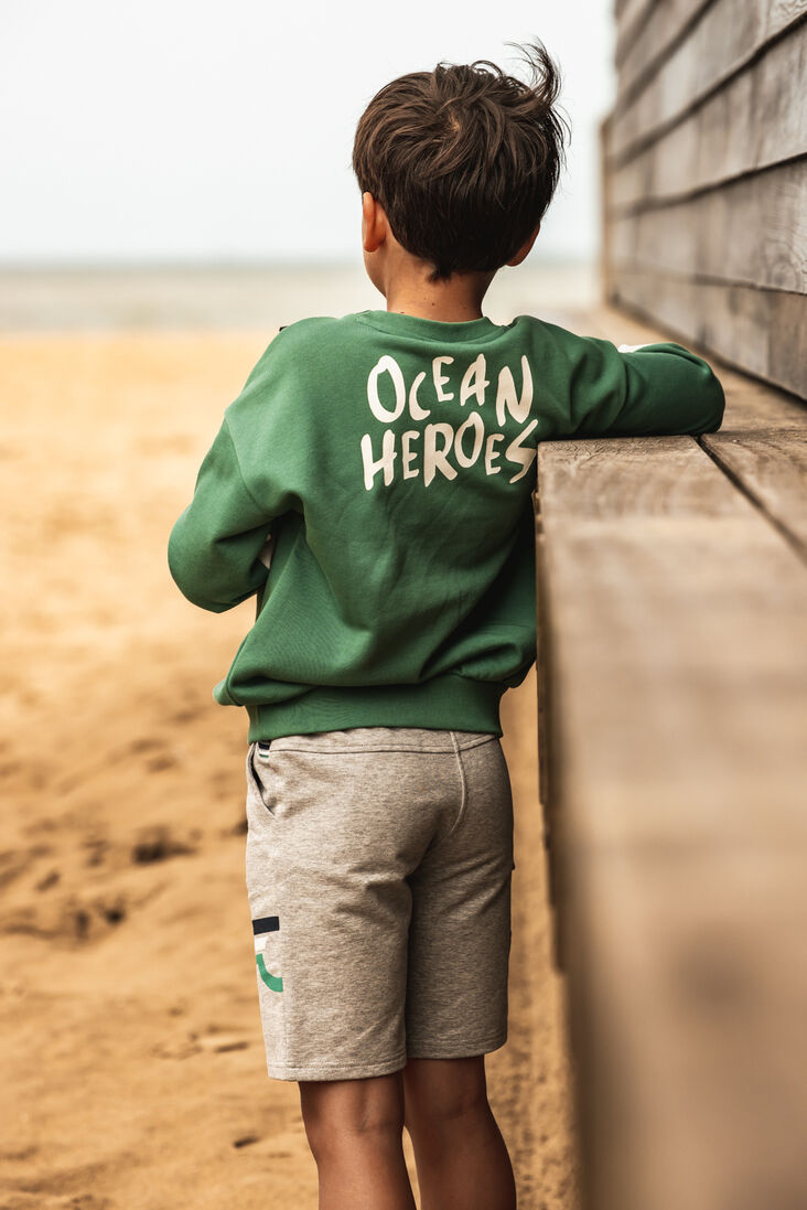 COMMON HEROES groene common heroes trui 2312-8355-309