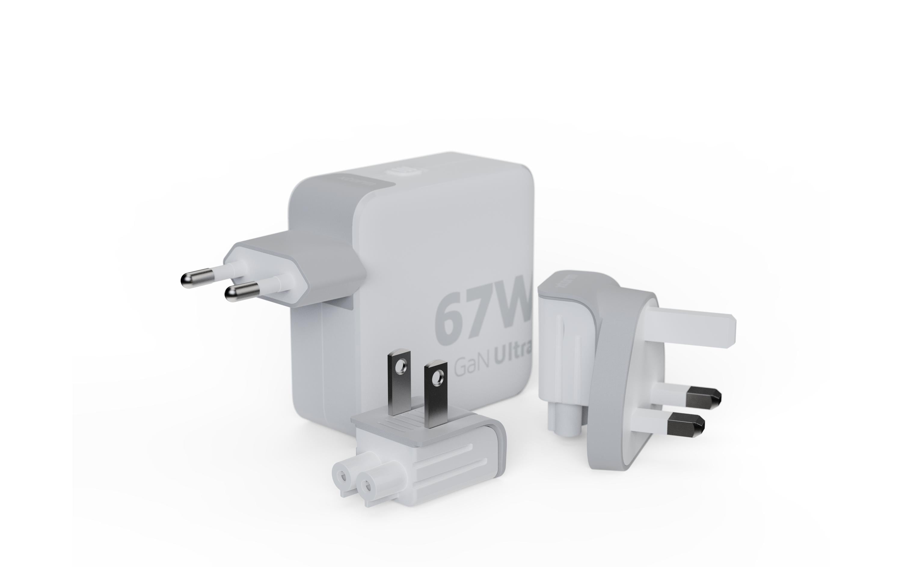 USB-Wandladegerät XVC2067Schnellladefähiges Ladegerät mit USB-C und EU, UK, US Steckern