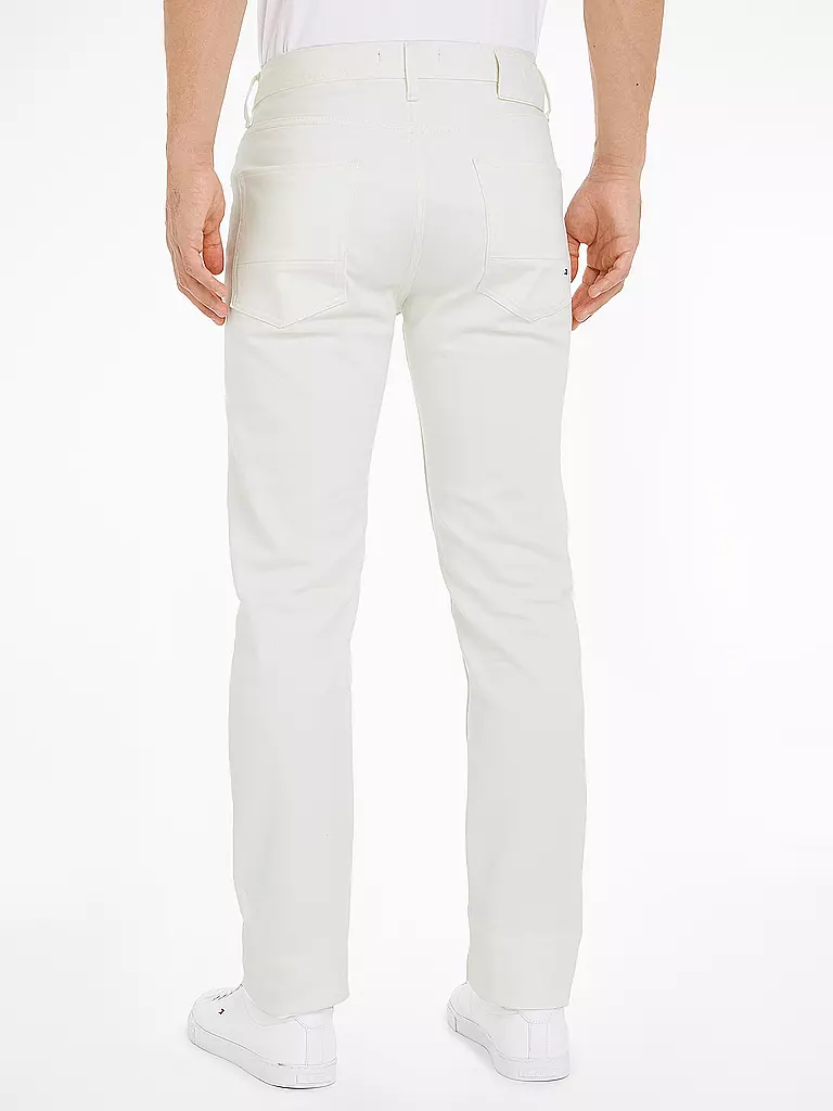 TOMMY HILFIGER Jeans Straight Fit DENTON weiss