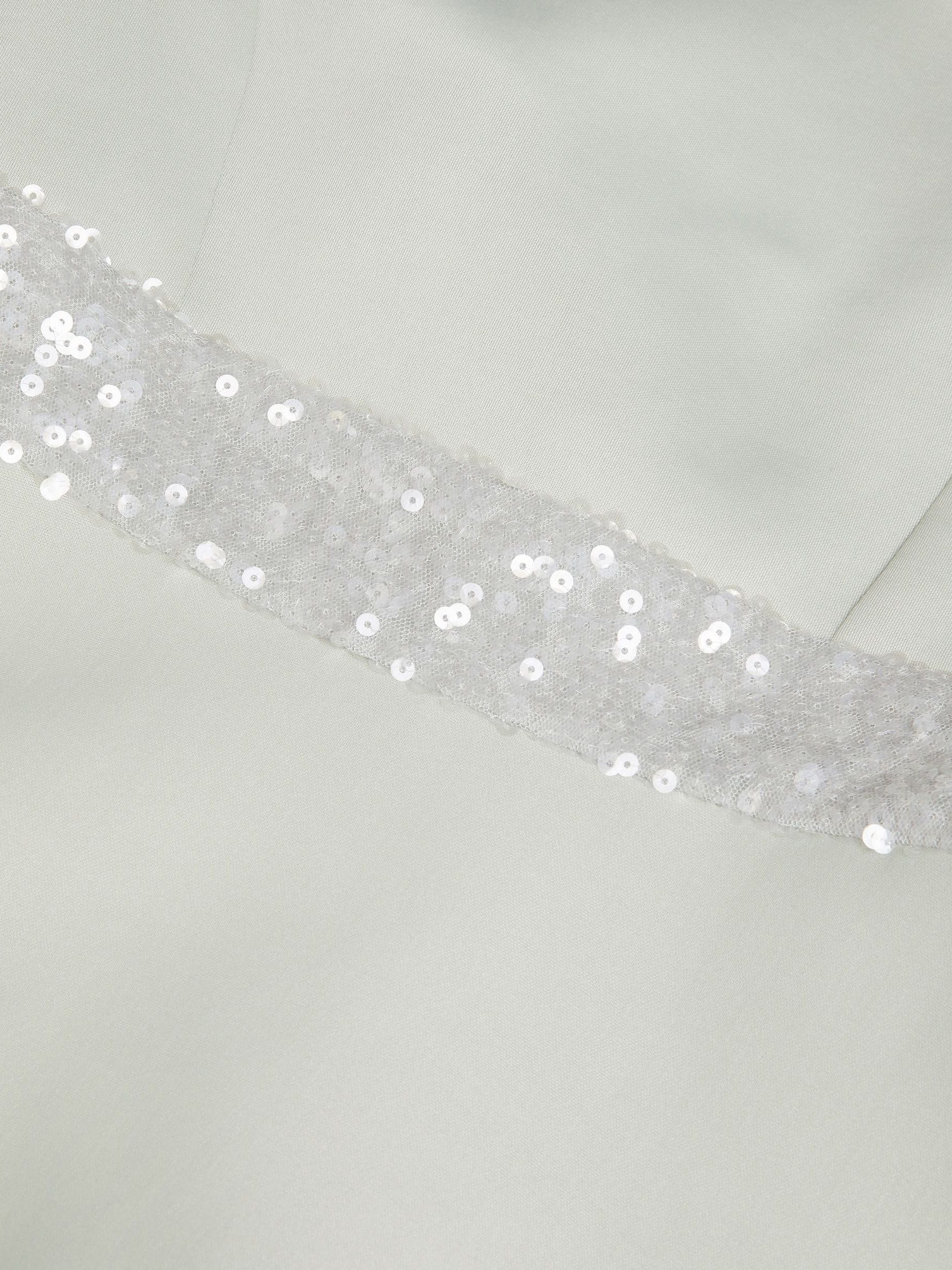 Groen - Monsoon Strappy Sequin High Low Prom Dress