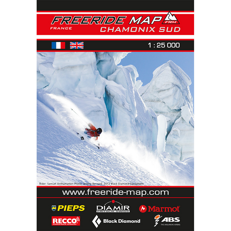 Freeride Map Chamonix Süd - Ski