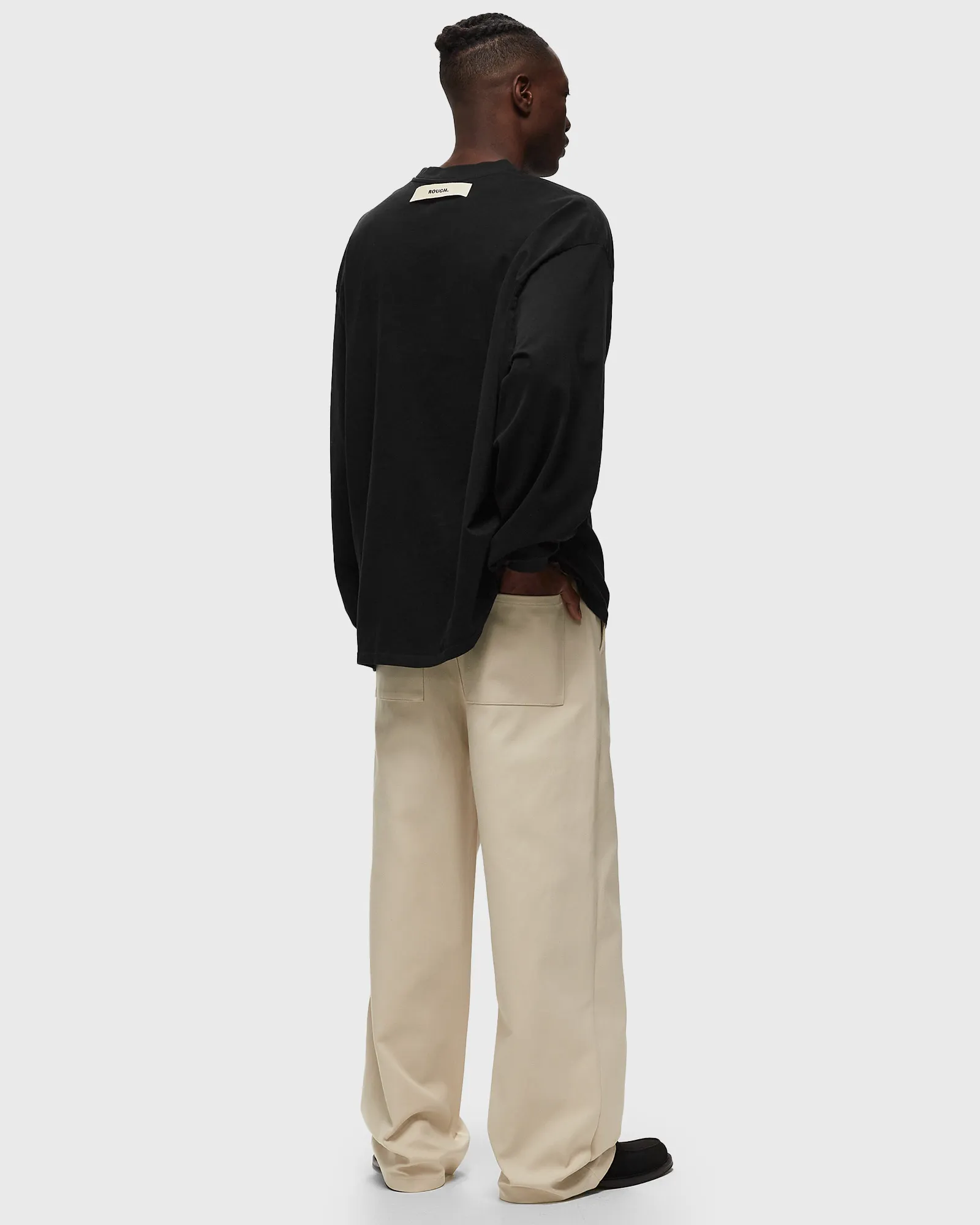Rough. BAGGY ASPARUGUS PANTS