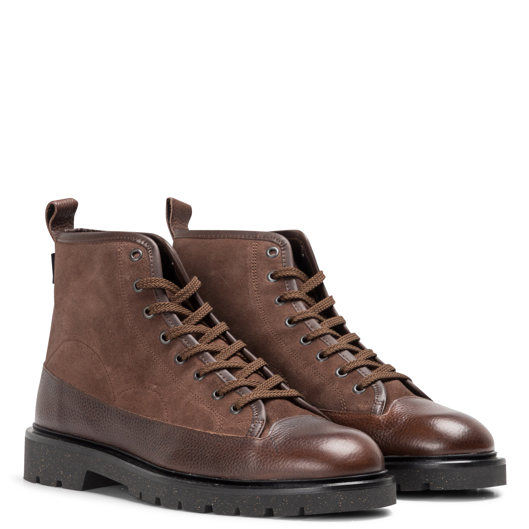 Bottines en cuir | Marron