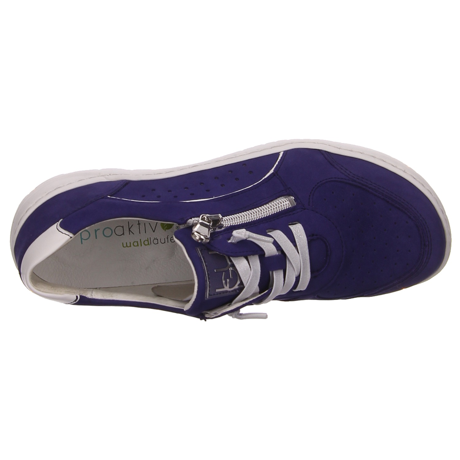 Waldläufer Schnürschuh blau blau