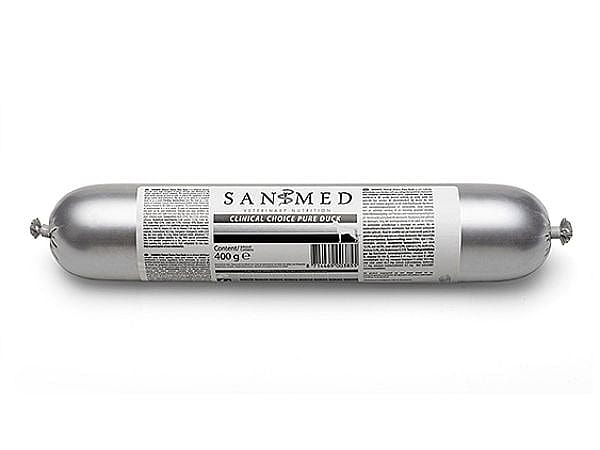 Sanimed Clinical Choice Pure Duck Hond Worst 5 x 400 gram