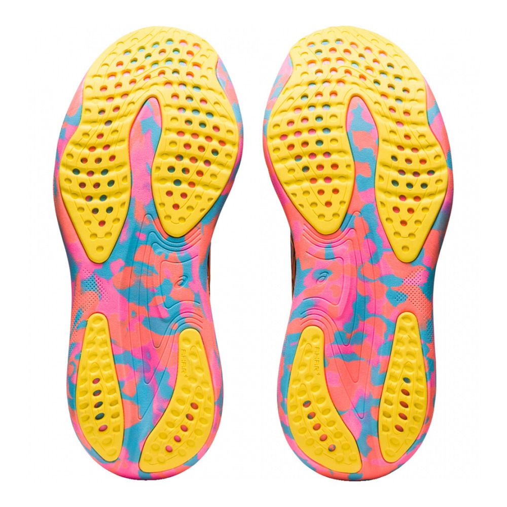Asics GEL-NIMBUS 25 - Chaussures running Femme aquarium/vibrant yellow