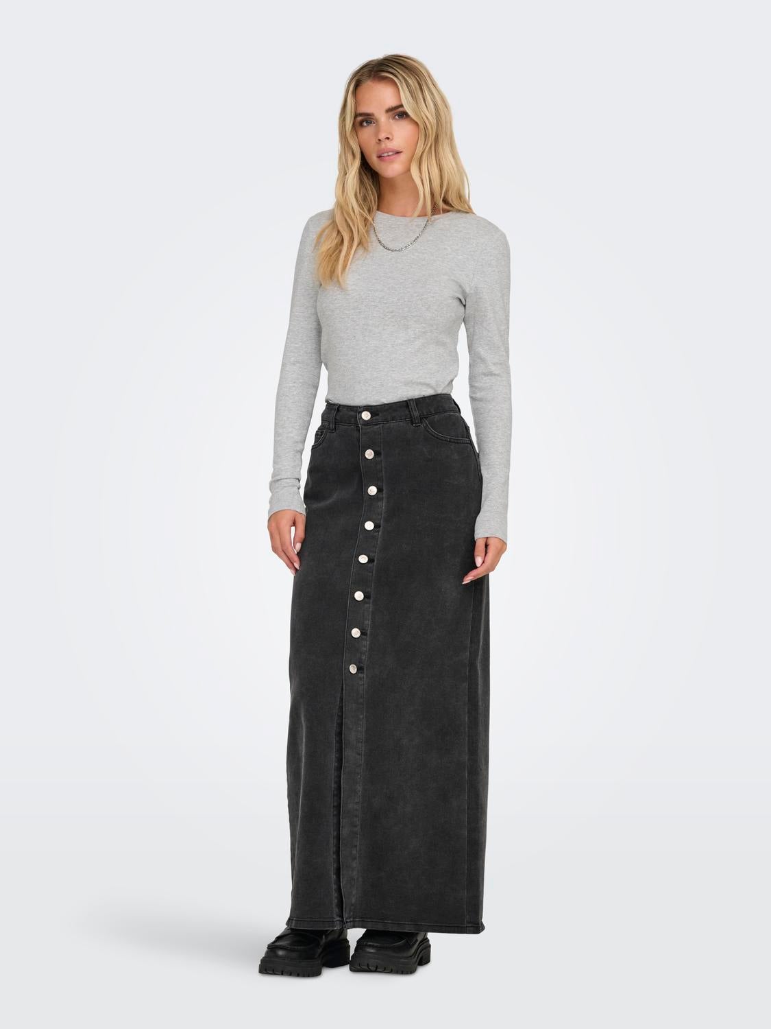 ONLRILEY Top Light Grey Melange