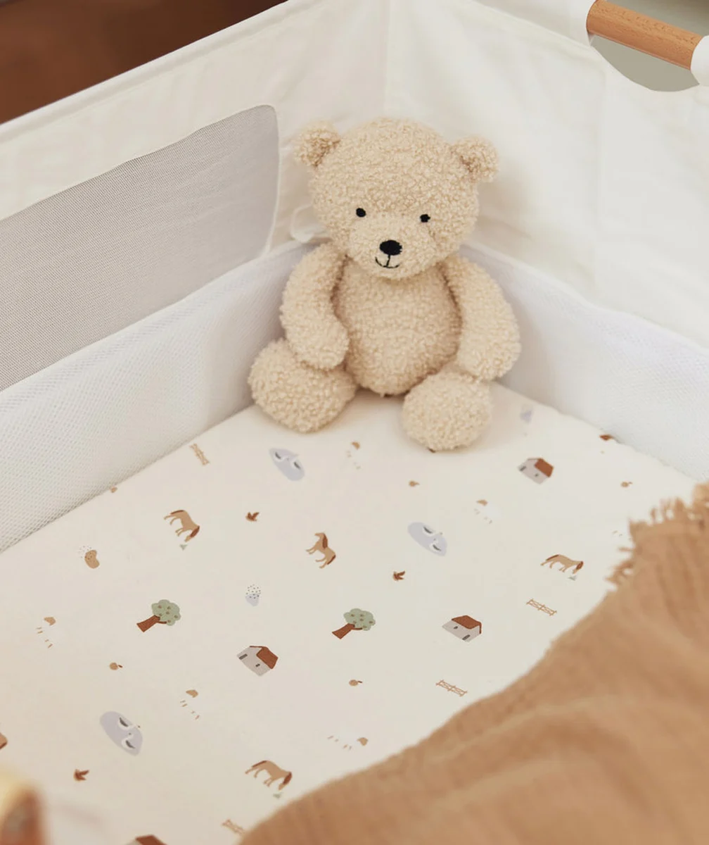JOLLEINPELUCHE OURS EN SHERPA BEIGE