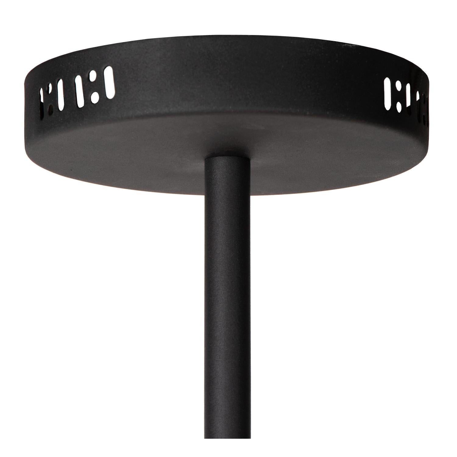 Alara 6 cluster hanglamp zwart