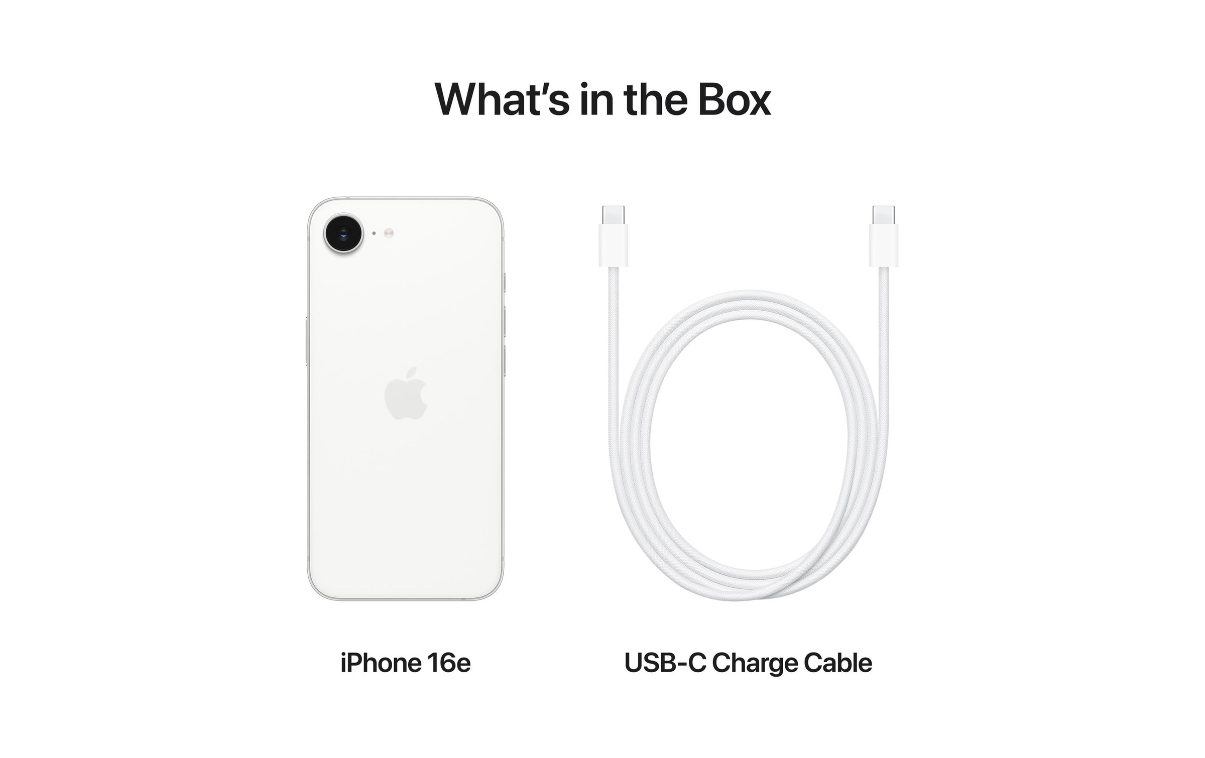 Apple Smartphone »iPhone 16e« Weiss