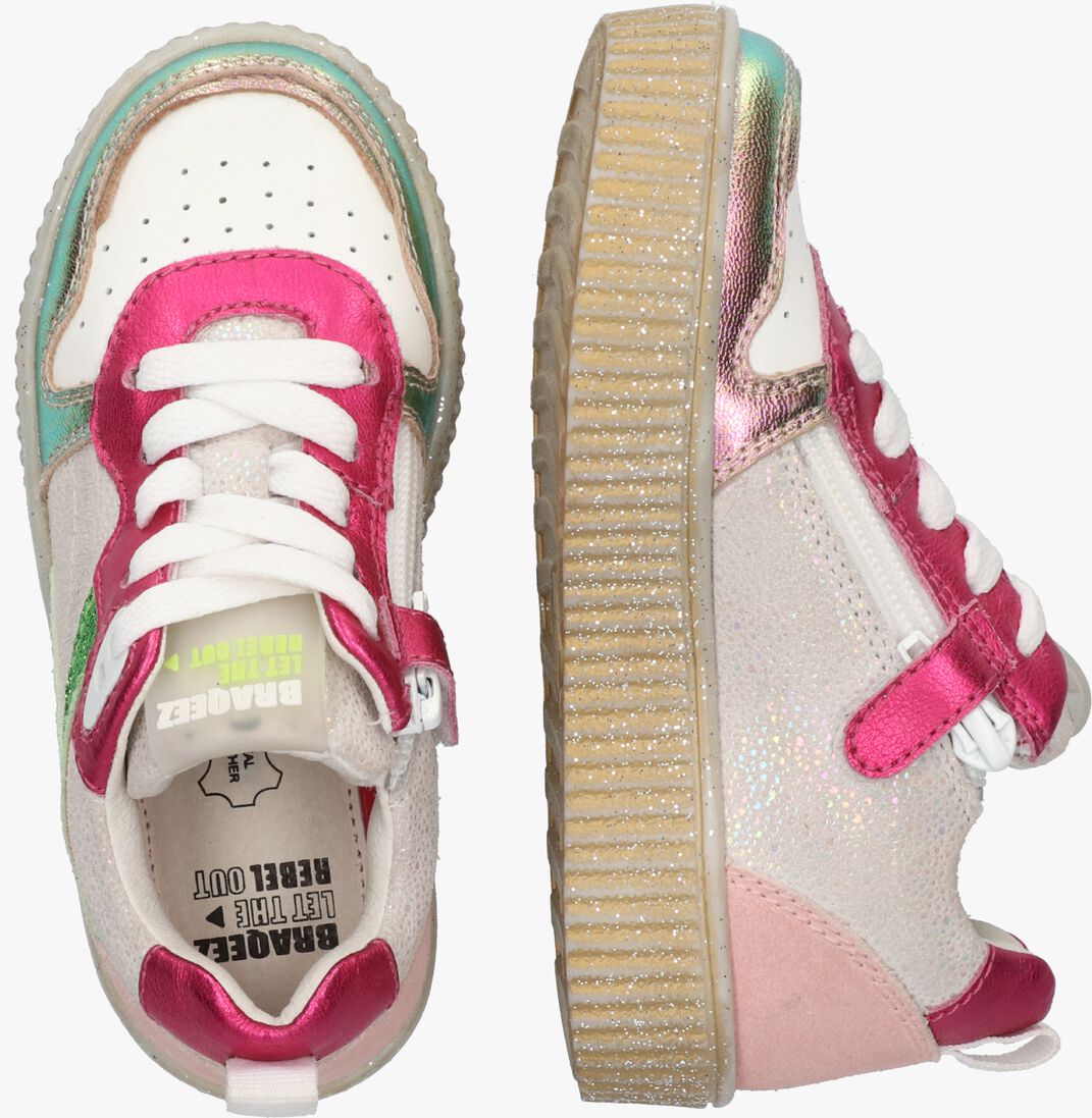 BRAQEEZ roze braqeez lage sneakers peggy paris