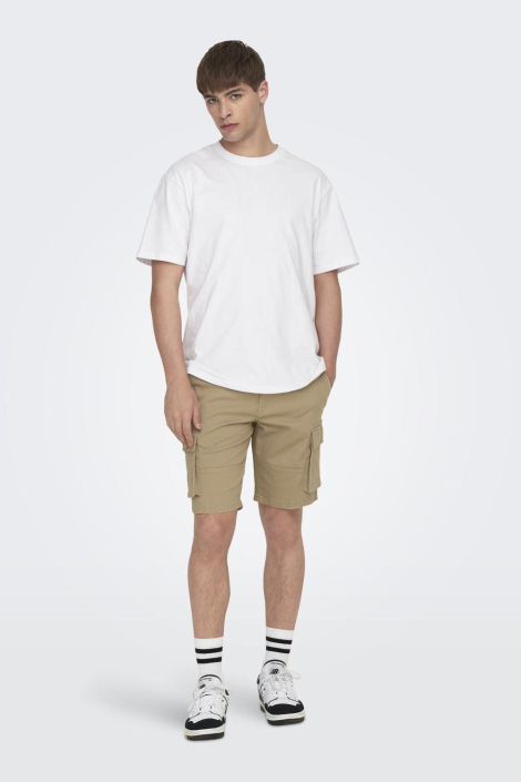 Only & Sons camel heren korte broek