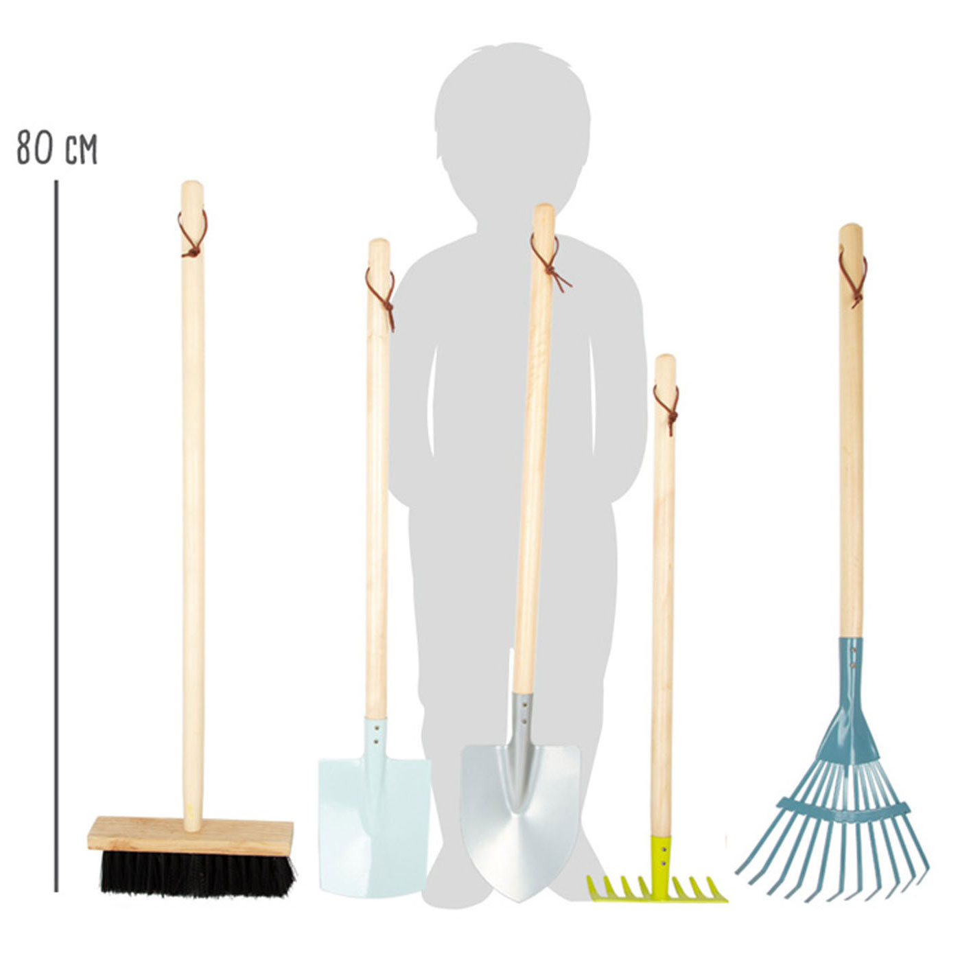 Small Foot-Houten Kinder Tuingereedschap, 8dlg.