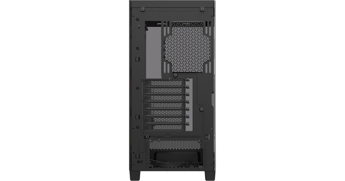 CorsairFRAME 4500X LX-R RGB LINK midi tower behuizing  (Zwart | 2x USB-A | 1x USB-C | Tempered Glass)