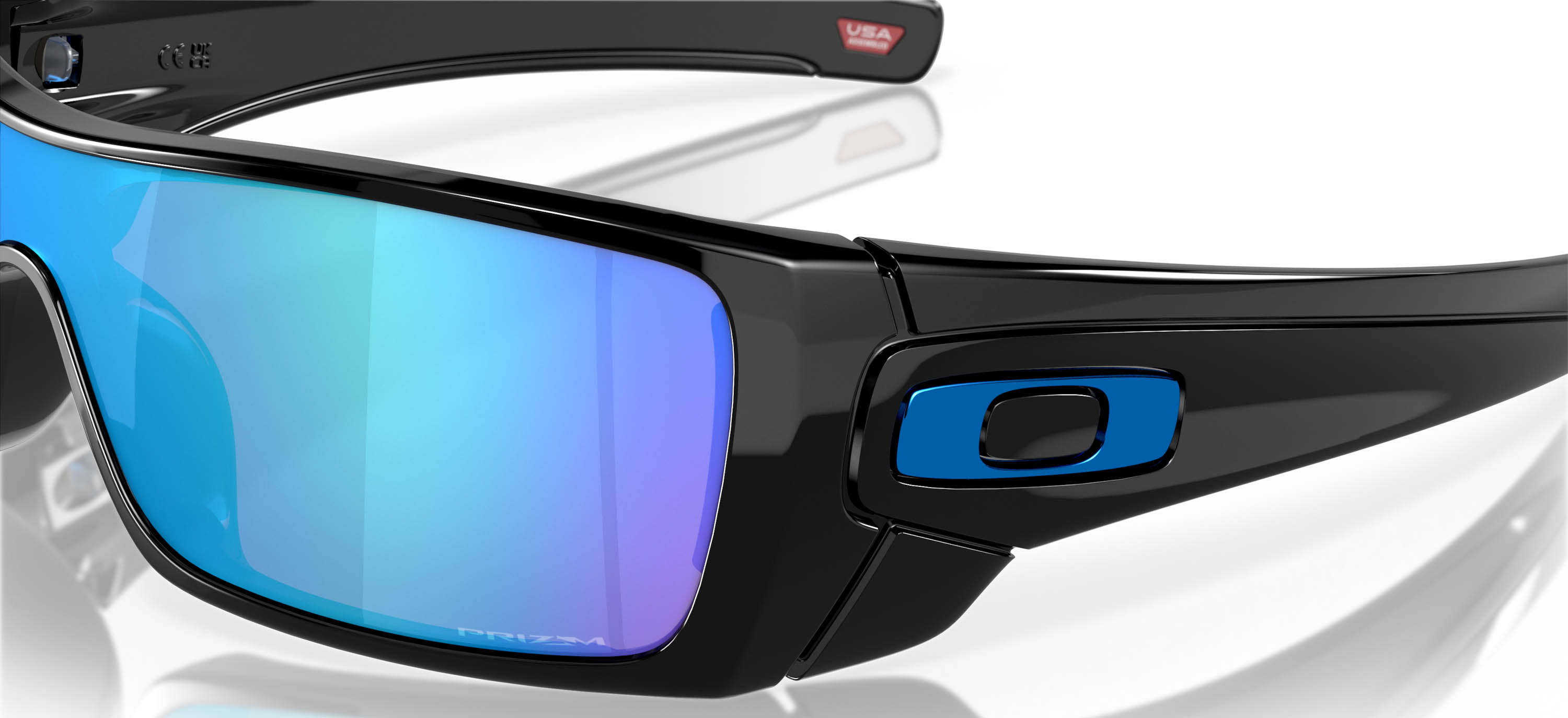 Batwolf 5827/Polished Black w/Prizm Sapphire
