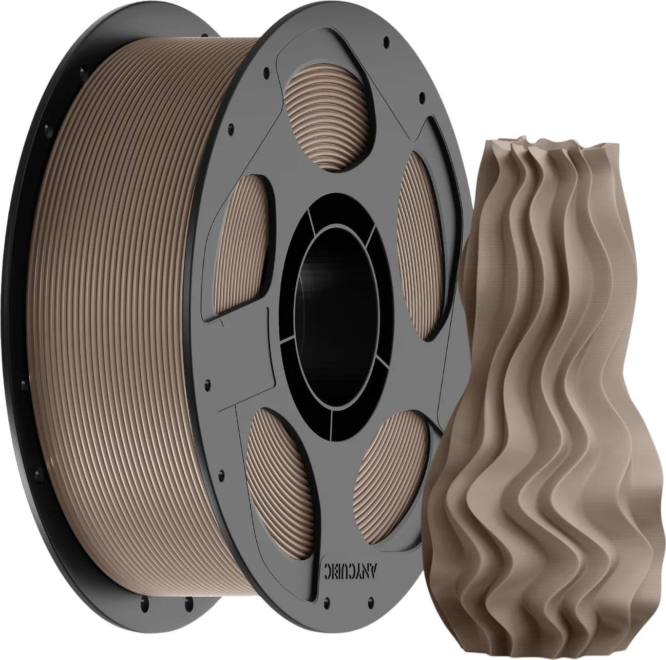 Anycubic  PLA Basic Brown, 1,75 mm / 1000 g    Leicht zu druckendes PLA in Brown