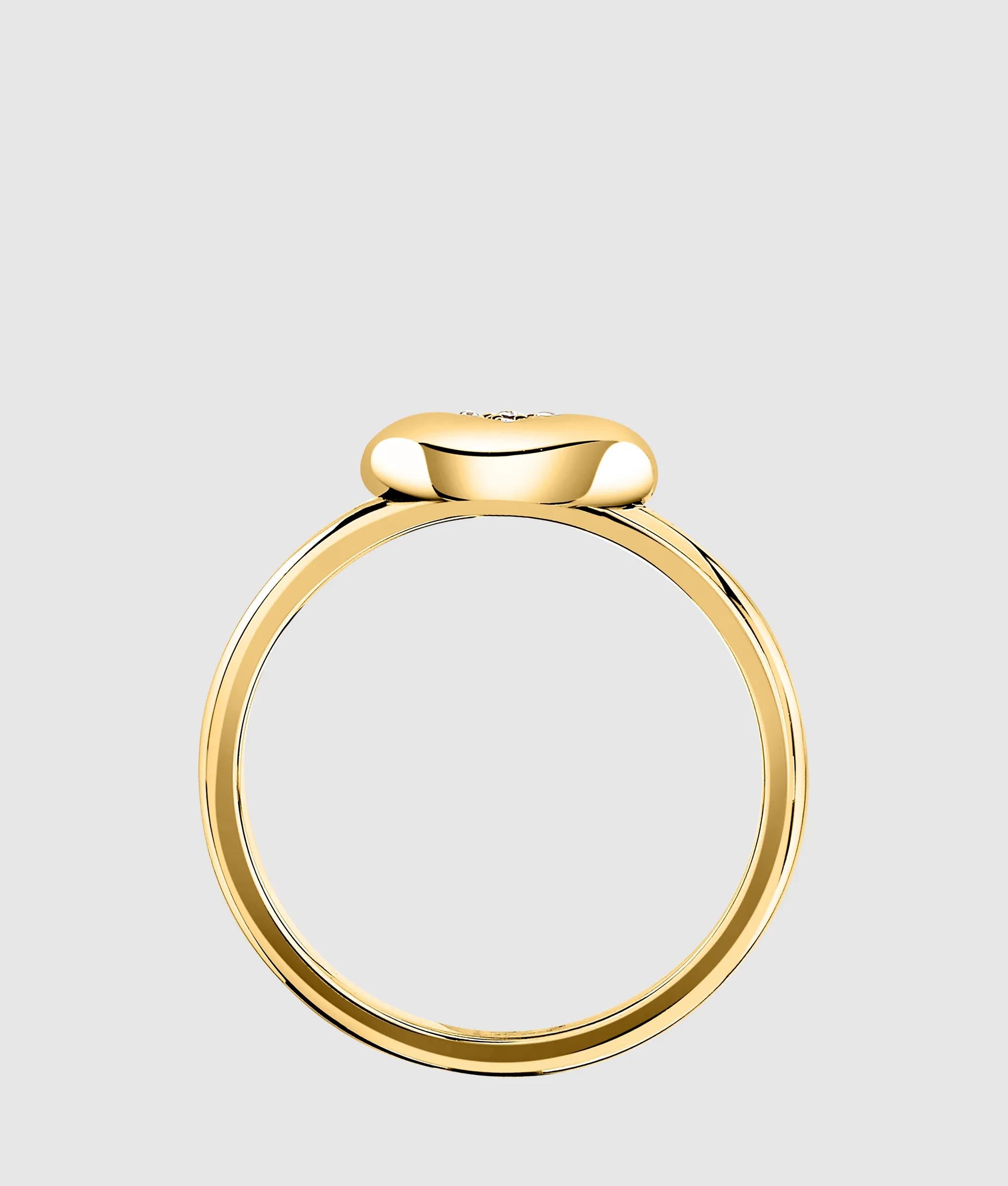 Ring met hartbedel