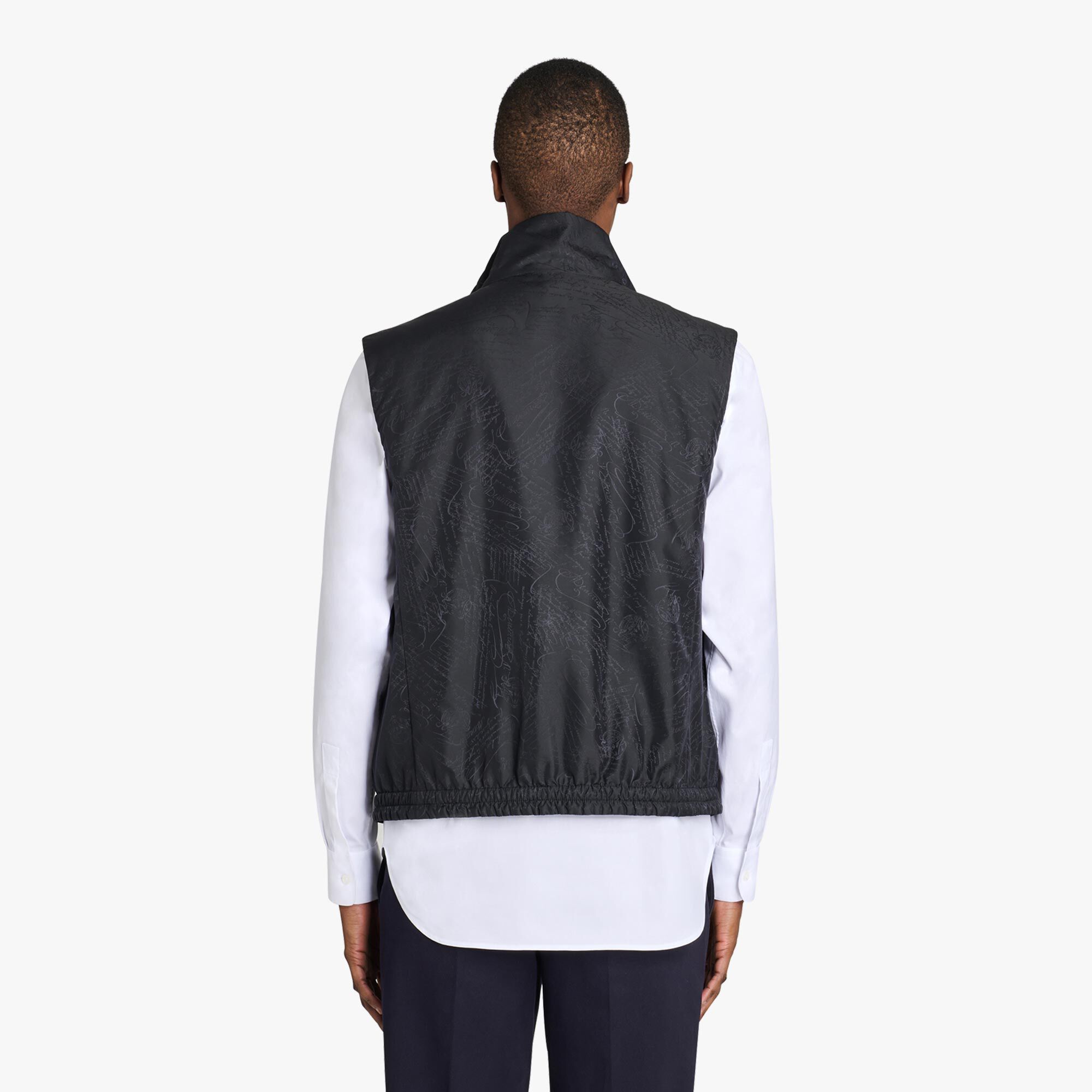 Gilet Sans Manches En Nylon Scritto