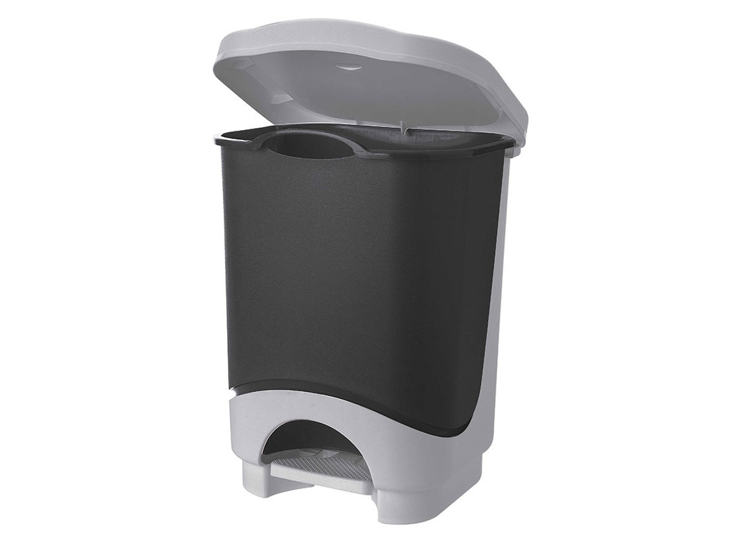 BALDE LIXO COM PEDAL IDEA ACTUEL EM PLÁSTICO 8L