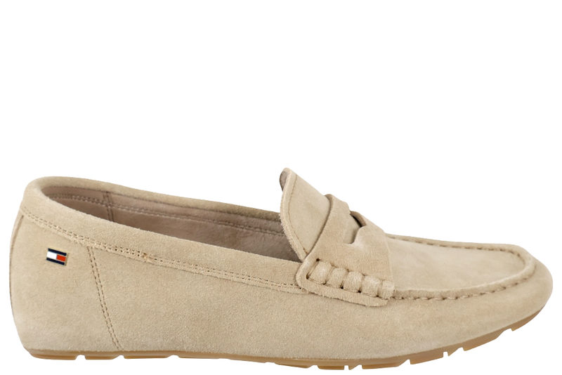TOMMY HILFIGER - FLAG SOFT SUEDE DRIVER LOAFER