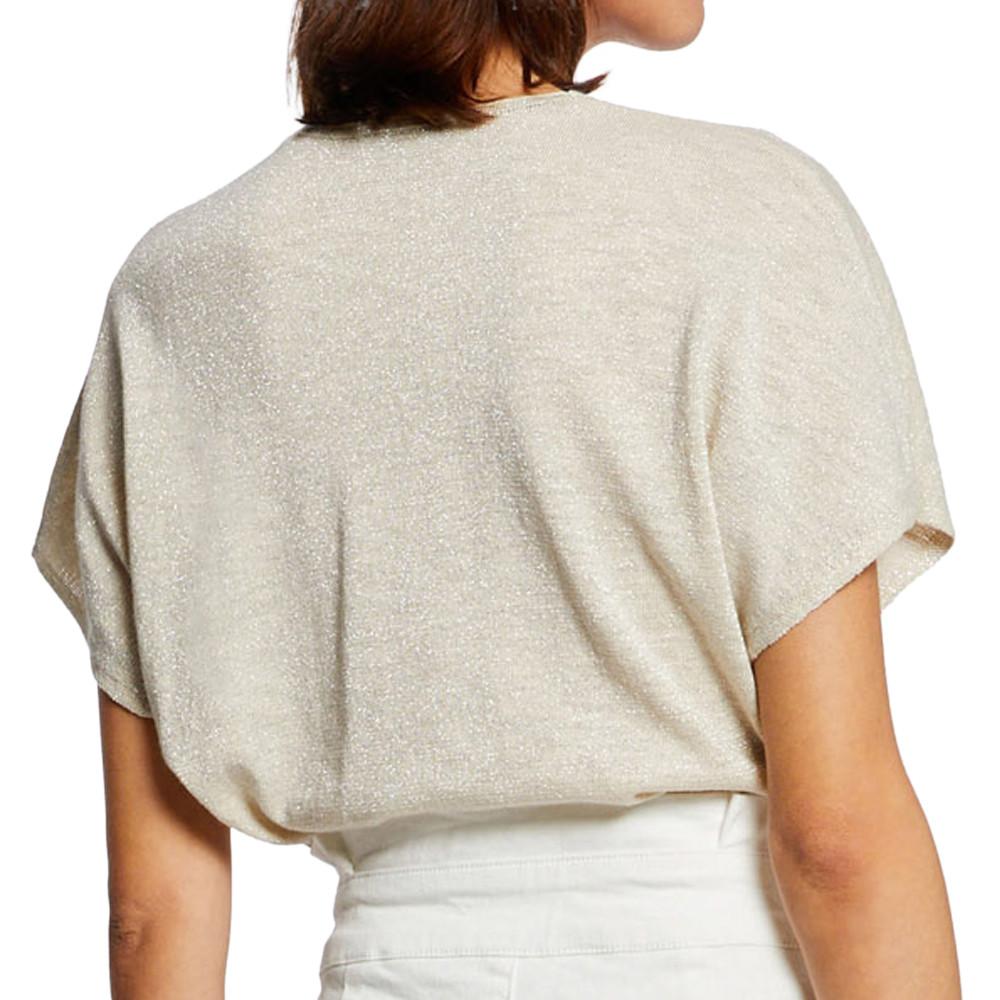Morgan T-shirt Beige Femme Morgan Mjar