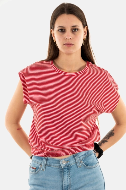 tee shirt only may high risk red