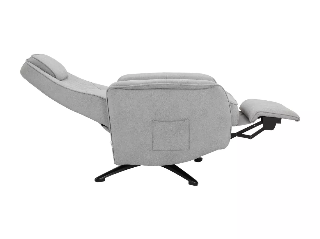 Madoc | Fauteuil de relaxation manuel en tissu Gris