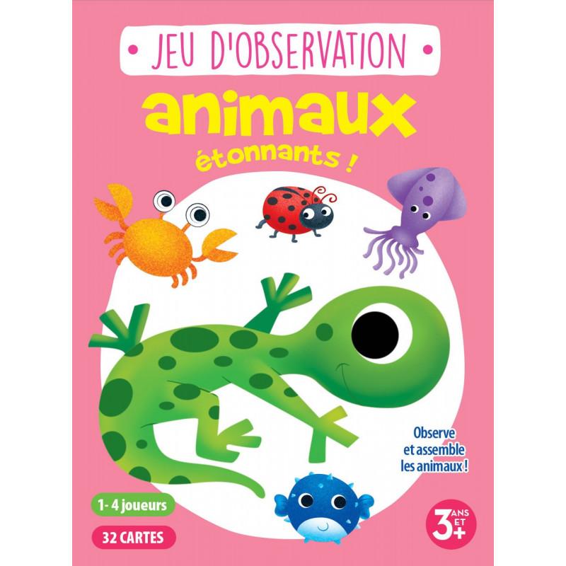 JEU OBSERVATION ANIMAUX ETONNANTS