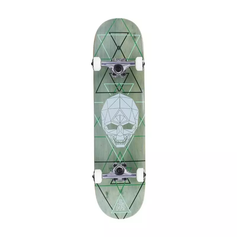 Skateboard complet Enuff Geo Skull Green 32x8