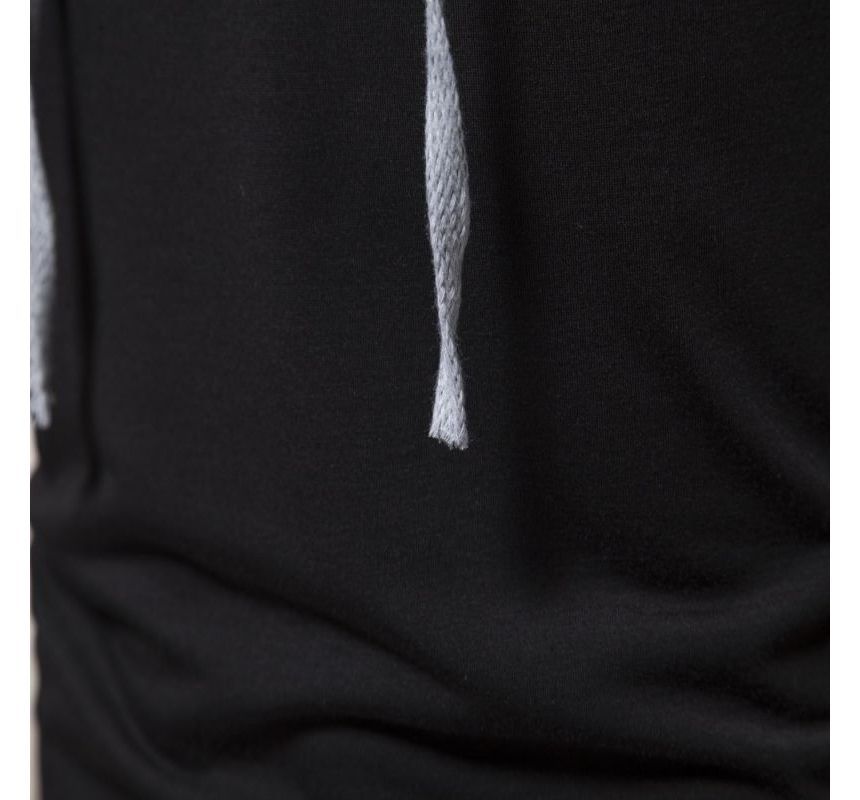 Lefitt - Mock tweedelig T-shirt met korte mouwen en capuchon