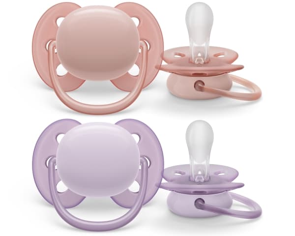 Philips AVENT ultra soft SCF091/31 smokk, Ultramyk, Ortodontisk, Silikon, Gutt/Jente