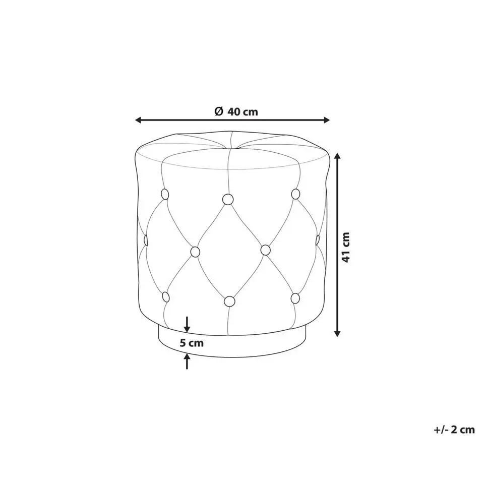 CARROLLTON - zwart - Paars - 40 cm - Fluweel