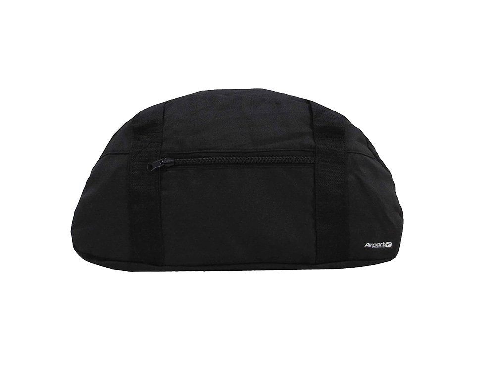 SACO DOBRÁVEL AIRPORT PRETO 14L 40X20X20CM