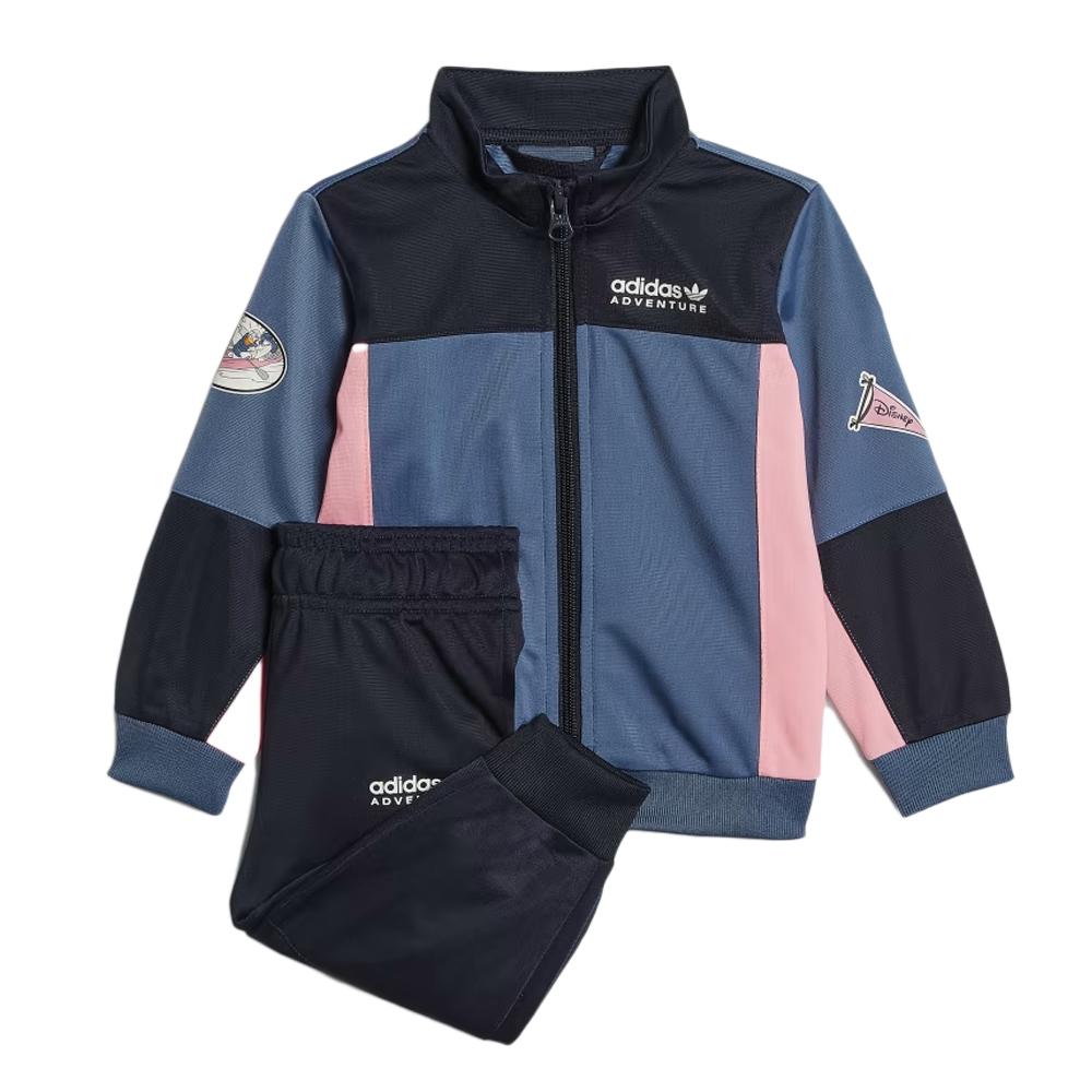Adidas Survêtement Noir/Rose Fille Adidas Tracksuit