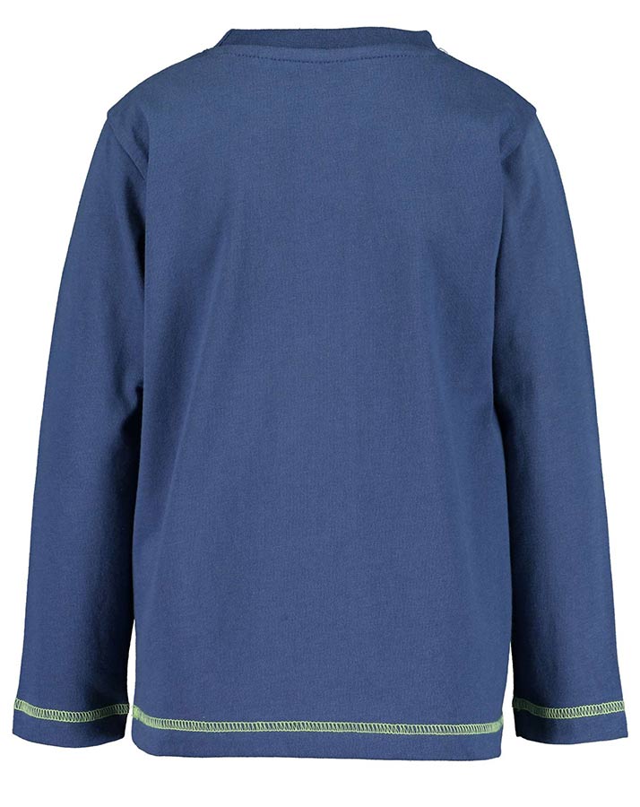 Langarmshirt SPACE ADVENTURES – DINO in dunkelblau