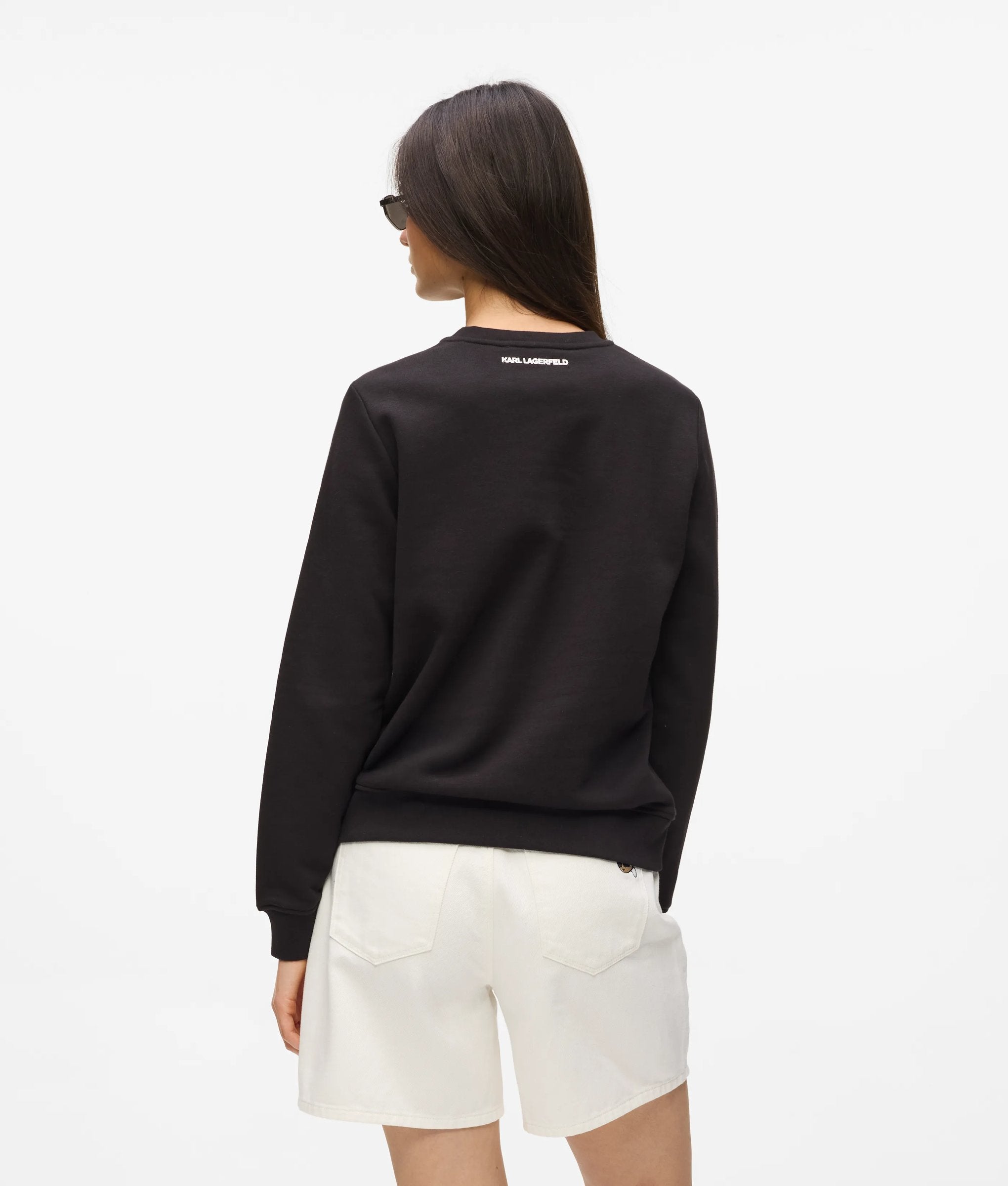 Ikon Karl & Choupette sweatshirt met strass