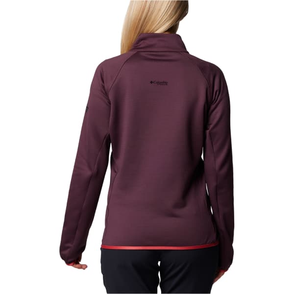 Veste polaire randonnée COLUMBIA W TRIPLE CANYON GRID FLEECE FZ MOONVISTA/DAREDEVIL