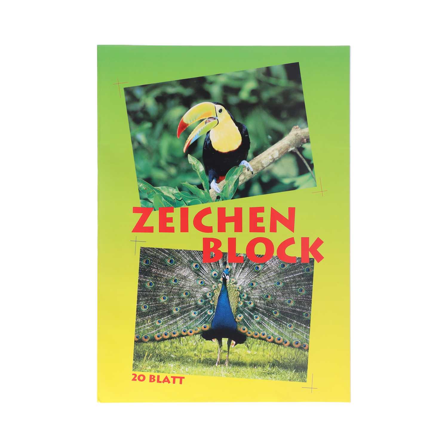 Zeichenblock A3 20 Blatt 80g