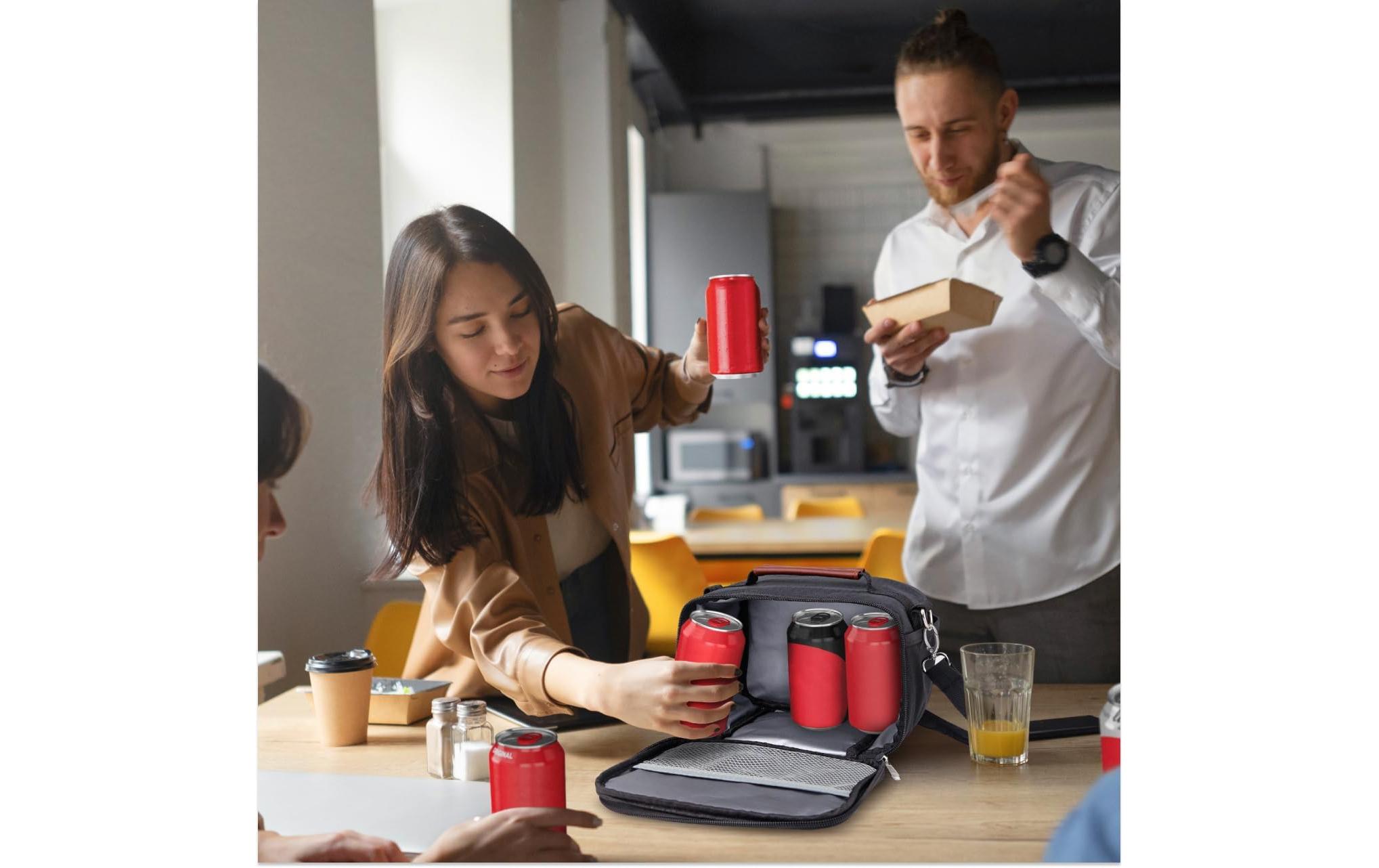 Lunchbox Thermocase BlackDie isolierte Lunchbox mit ergonomischem Griff